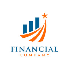 marketing and financial business logo