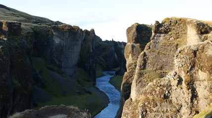 Fototapeta na wymiar Iceland Canyon view