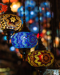 Traditional colorful lamp.