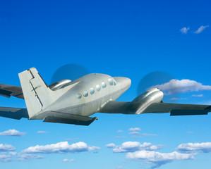 Fototapeta premium airplane in the sky