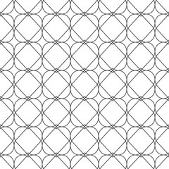 Fototapeta premium Seamless pattern geometric.Black and white background.Design for background