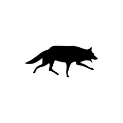 Wolf icon trendy