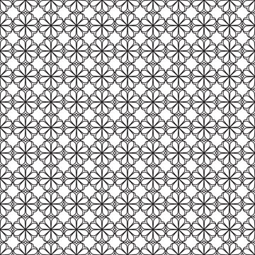 Seamless pattern geometric.Black and white background.Design for background