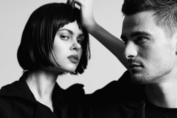 portrait of young couple