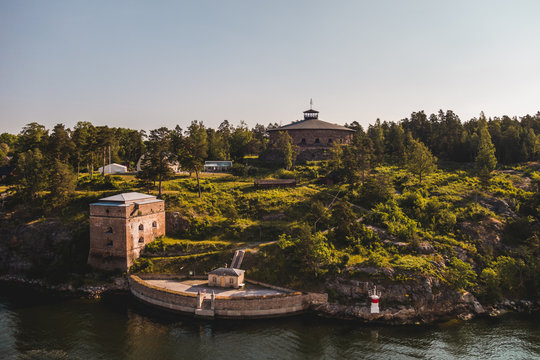 Fredriksborg fortress in the Stockholm Archipelago at Vaxholm, Sweden
