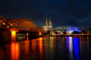 Kölner Dom und Hohenzollernbrücke