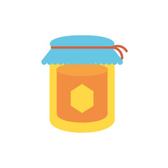 Isolated honey jar vector design