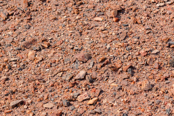 Landscape rock texture at Milos island at Paliochory beach
