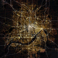 Map Minneapolis city. Minnesota - 312790831