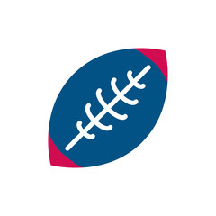 Isolated usa flag ball vector design