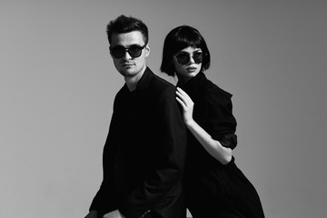 portrait of a man and woman