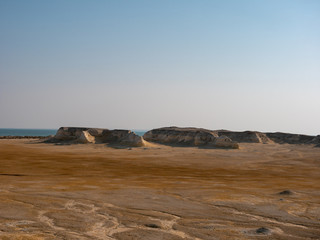 Fototapeta na wymiar Views around Hawar Island in the Arabian Gulf, Bahrain
