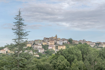 Spinoso uphill village, Italy