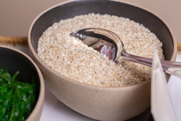 White sesame in deep plow