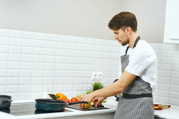 woman cooking in the kitchen