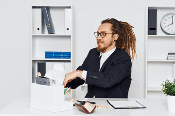young woman in the office
