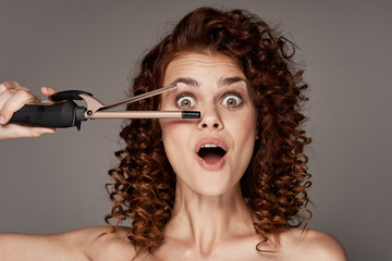 Obraz premium beautiful woman bare shoulders clean skin