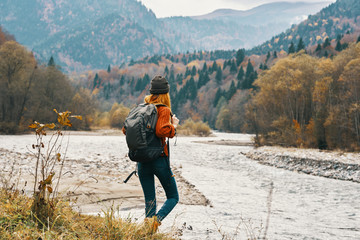 hiker in the mountains