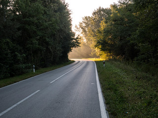 Fototapeta premium Light at the end of the road