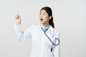 young doctor with stethoscope