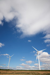 Fototapeta premium Wind energy concept
