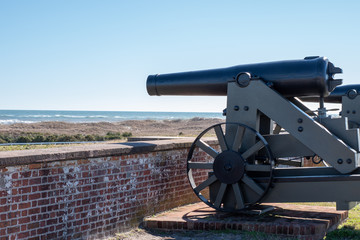 Cannon in Fort Macon North Carolina