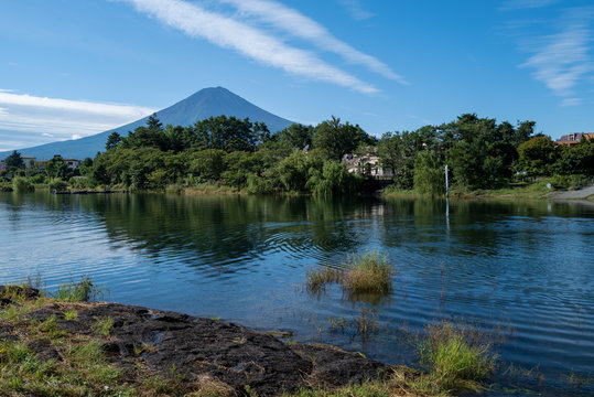 Lake Kawaguchiko with Mount Fuji