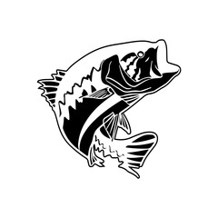Fish icon trendy