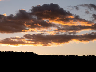 clouds at sunset