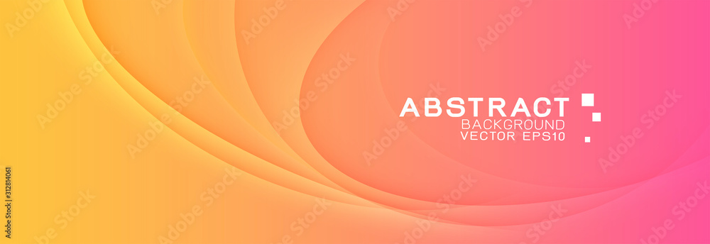 Poster colorful gradient background with dynamic curving shadow line effect. abstract template and modern s