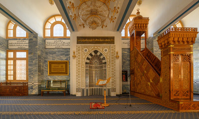 interior of egypt mosque