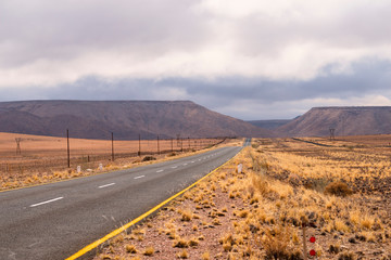 desert highway in Namibia