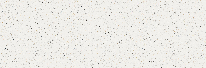 Tiny confetti vector texture border background. Ecru natural speckled sprinkles seamless banner pattern. Small masculine micro party washi paper decor. Handmade flecked effect ribbon trim edging. - obrazy, fototapety, plakaty