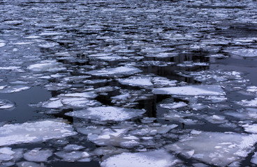 water in river