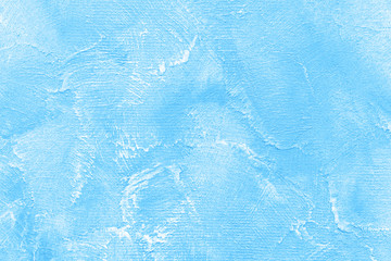 Beautiful pastel blue empty background.  Brushstrokes backdrop, pattern. Copy space, place for text...