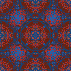 Seamless geometric pattern. Repeating texture for printing on wrapping paper, fabric, posters. Abstract background