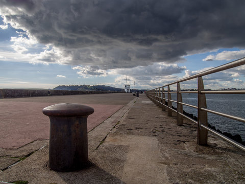 Mount Batten Breakwater Storm