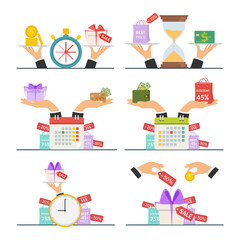 Christmas discount, time to buy presents.