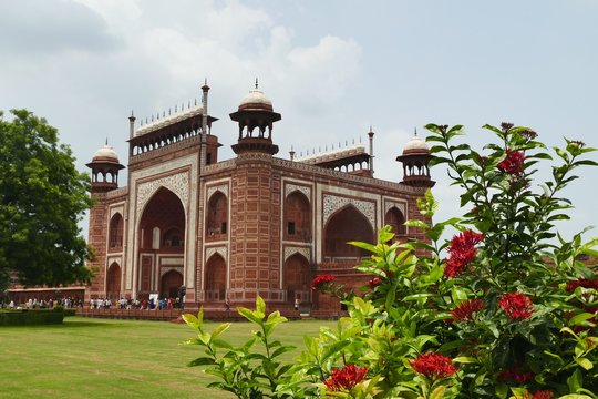 am Taj Mahal