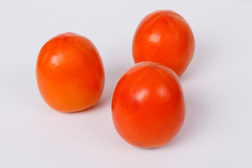 Persimmon on a white background