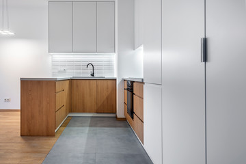 Fototapeta na wymiar Modern kitchen interior design