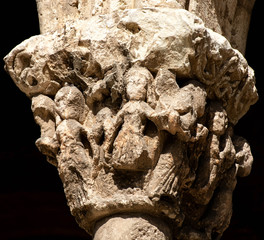 capitel iglesia de san millan, segovia
