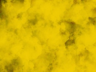 yellow gas clouds on a dark green background, use as background as texture