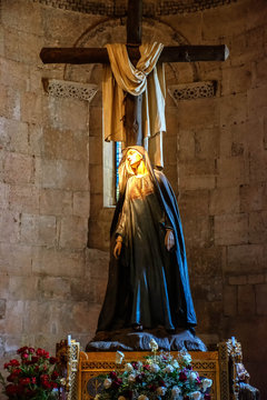 virgen de la soledad, iglesia en Segovia