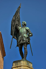 Estatua de Juan Bravo, Segovia