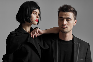 portrait of young couple