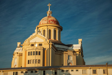 Fototapeta premium Cathedral at Sanctuary of Our Lady of Caravaggio