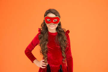 Visit public event anonymously. Winter new year party. Winter carnival. Masquerade concept. Kid...