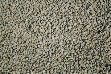 Detail of a bunch of rough gravel