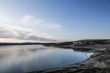 Fototapeta premium view of lake